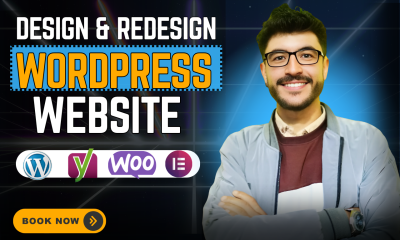 I Will Build, Design, Redesign, Copy, Clone, and Revamp WordPress Website Development
