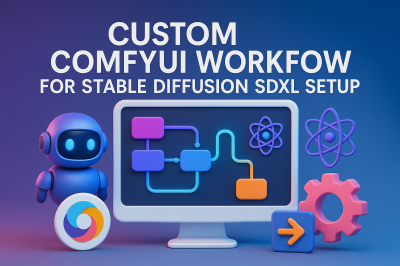 I will create custom ComfyUI workflow Stable Diffusion SDXL setup