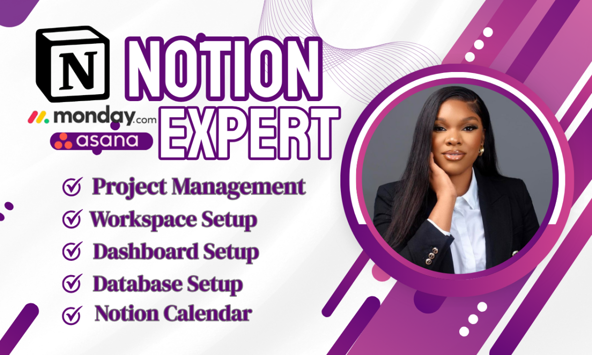 I Will Set Up Notion Workflow, Automate Monday CRM, Airtable, ClickUp, Zapier, Asana Workflow