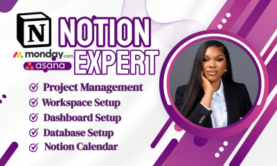 I Will Set Up Notion Workflow, Automate Monday CRM, Airtable, ClickUp, Zapier, Asana Workflow