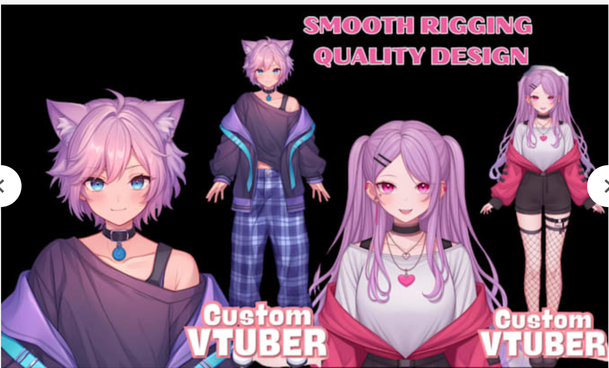 I will design Vtuber Model Live2D Top Tier Character Anime Model for VTube Studio