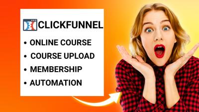 I will do EzyCourse ClickFunnel 2.0 Website Kajabi Expert Squarespace Domain ClickFunnel