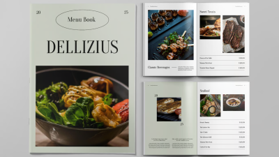 I will design attractive clean restaurant brochure food brochure, food flyer, food menu