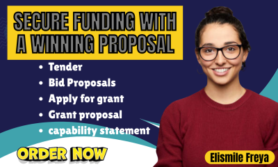 I will do grant writing 501c3 grant research apply grant edit rewrite grant proposal RFP