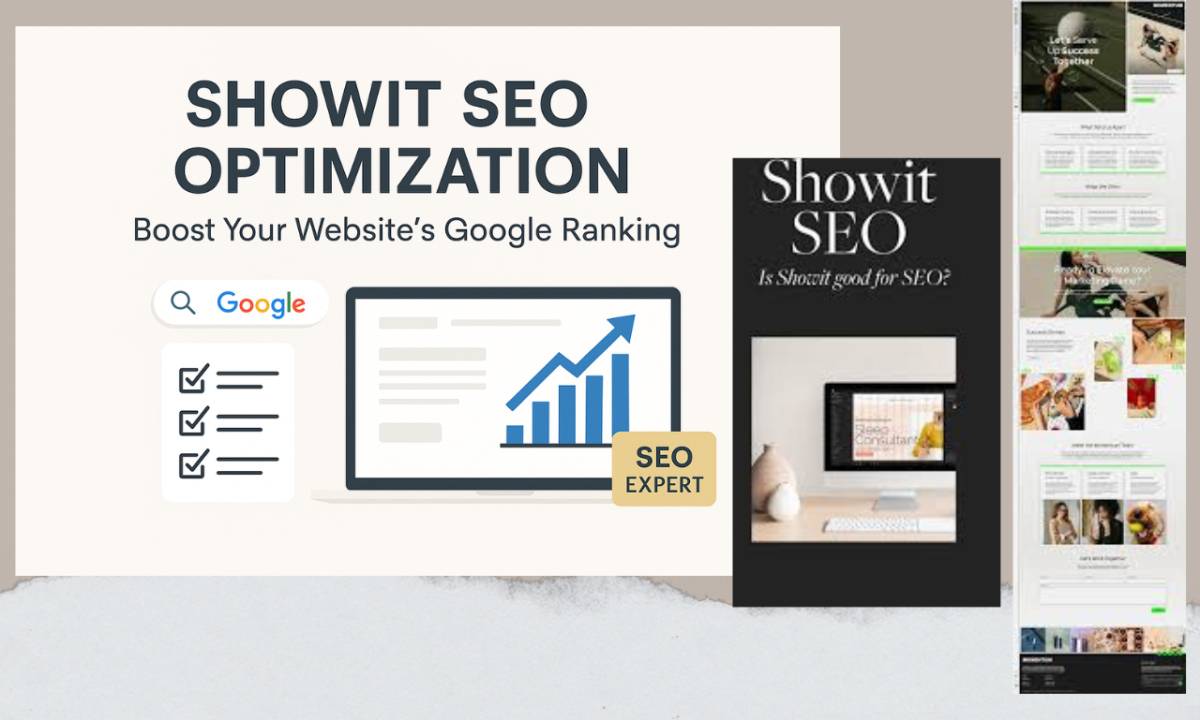 I Will Optimize Your Showit Website SEO for Better Google Rankings