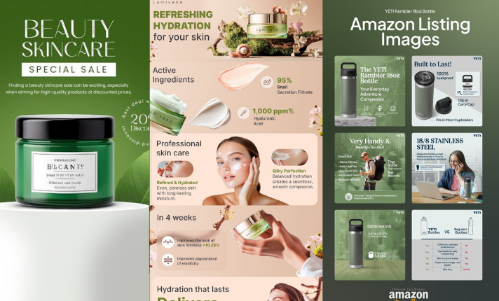 Design Amazon Product Listing Images, Amazon Product Infographic