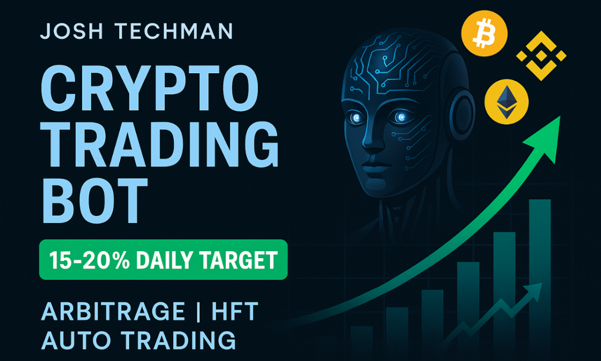 I will develop custom crypto trading bot, arbitrage trading bot, and HFT bots for you