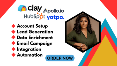 I will clay clay com workflow automation HubSpot CRM instantly AI cold email marketing