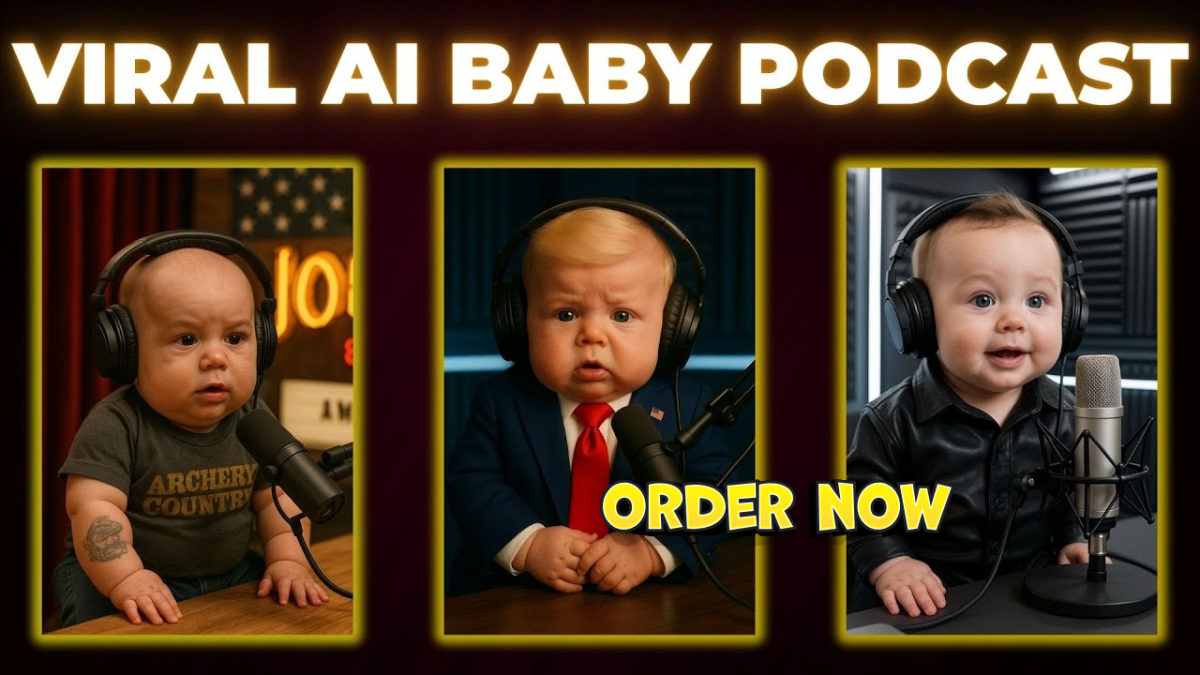 I will make viral AI baby talking podcast AI talking avatar funny baby talking videos