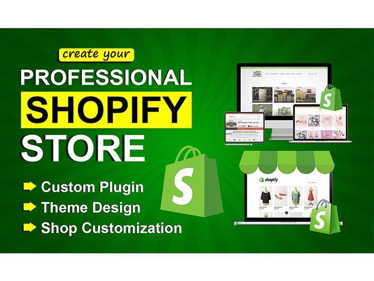 I will create, redesign or fix your Shopify website or dropshipping store