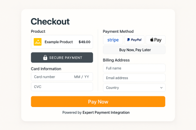 I will integrate multi vendor payment Square, Wise, Subscription, PayPal, Stripe Connect