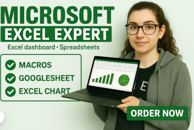 I will create Excel Dashboard Spreadsheets Google Sheets Automation VBA Macro Template