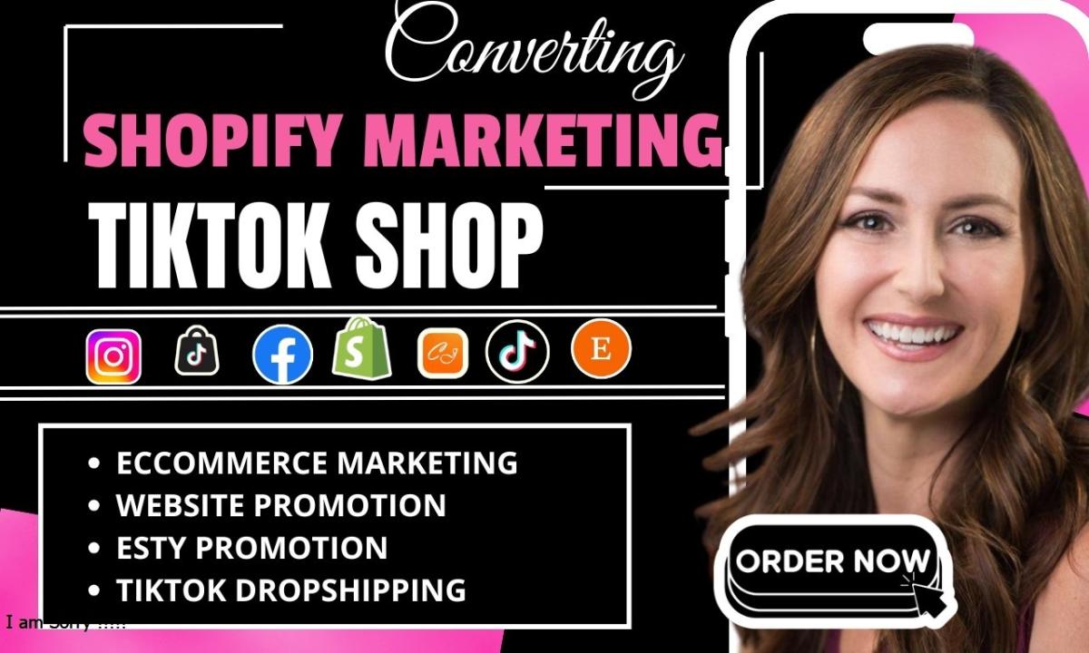 Setup TikTok Shop Dropshipping & Boost Shopify Sales | Marketing & Ecommerce