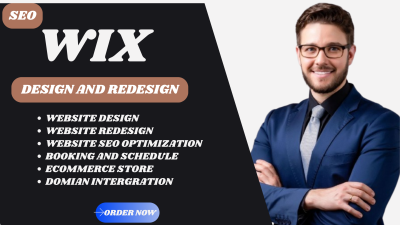 Do Wix Website Design, Redesign Wix Website, Wix Online Store