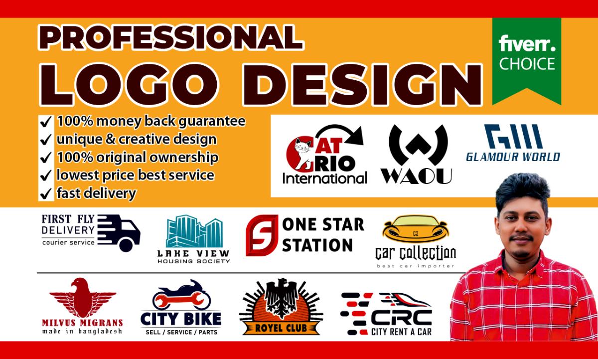 I Will Do Luxury and Modern Logo Design for Your Brand