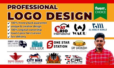 I Will Do Luxury and Modern Logo Design for Your Brand