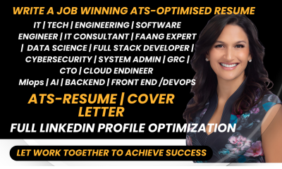 I will write professional resume CV for IT, software engineer, tech cybersecurity roles
