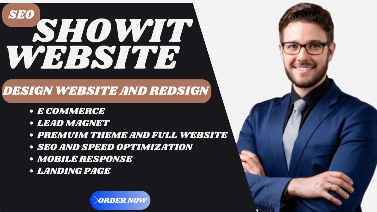 I Will Design, Redesign, and Customize Your Showit Website, Blog, or Template with SEO