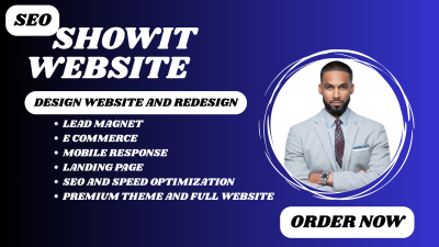 I will design, redesign and customize your Showit website