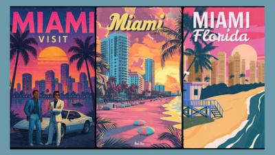 I will do art deco vintage poster travel poster retro movie music poster illustration