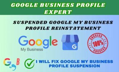 I Will Reinstate Suspended GMB, Fix Google My Business Profile Suspension
