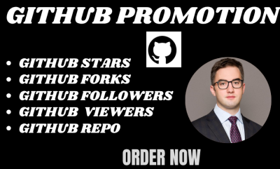I Will Do Professional GitHub Organic Promotion to Boost Stars, Repo Viewers