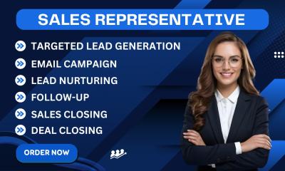 I will be your internet sales closer salesperson sales rep deal closer telemarketing