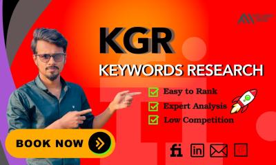 I will provide best KGR keywords research for top rank on Google