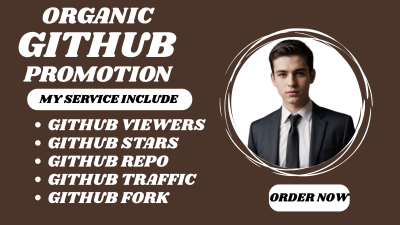 I will do GitHub organic promotion to increase followers and viewers CICD pipeline