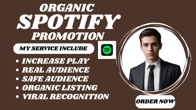 I will promote your spotify music with effective strategies