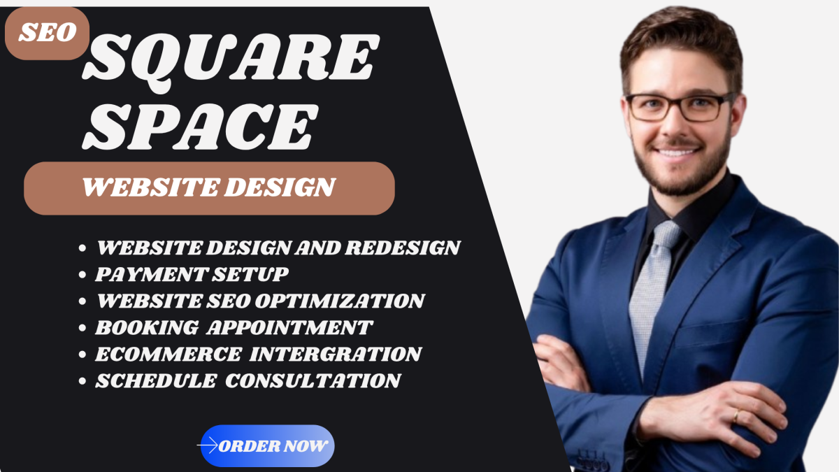 I will design or redesign Squarespace website professionally
