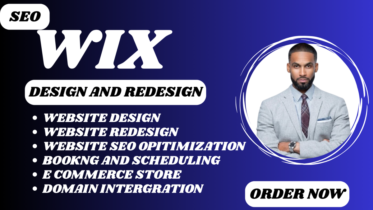 I Will Design, Redesign, and Optimize Your Wix Website