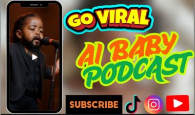 I will create viral AI baby talking video podcast – Your look alike baby video