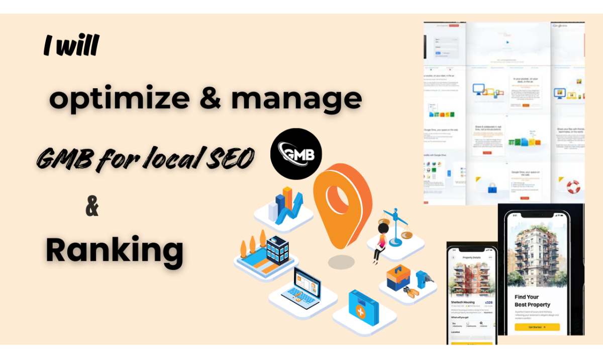 I Will Optimize and Manage Your Google My Business (GMB) for Local SEO and Ranking