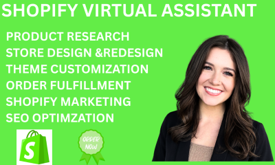 I will be your Shopify Virtual Assistance Store Setup & Product Upload Support