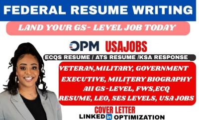 I will write a federal resume for USA Jobs ATS optimized targeted job application