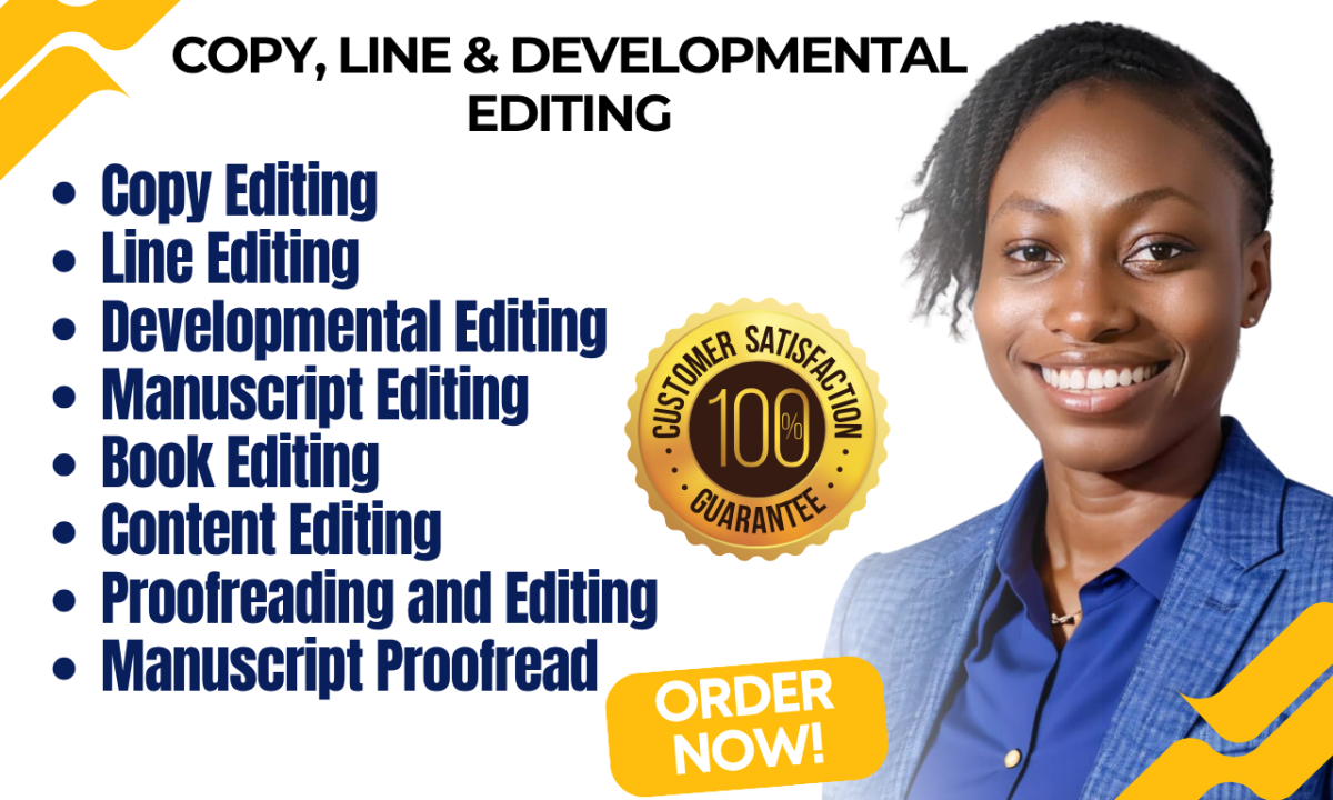I will refine your writing with expert copy line and developmental editing