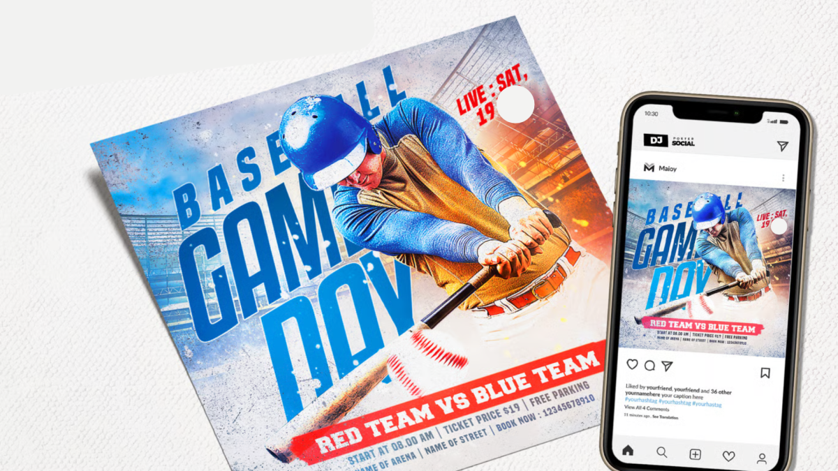 I will design sport flyers for football, soccer, basketball, baseball, softball flyer