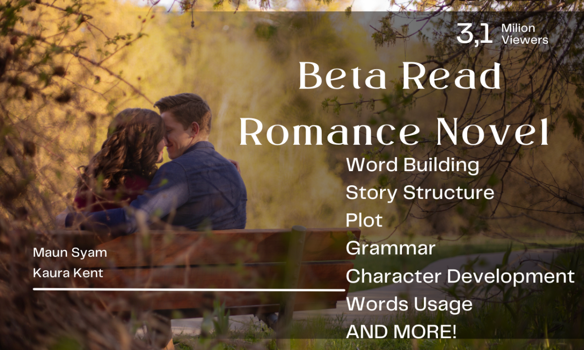 I will beta read your romance novel fantasy young adult