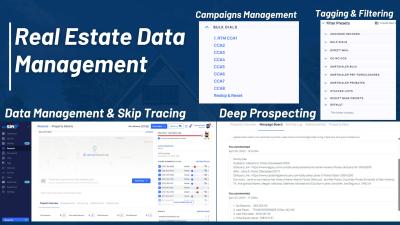 I will manage your real estate data with precision and efficiency