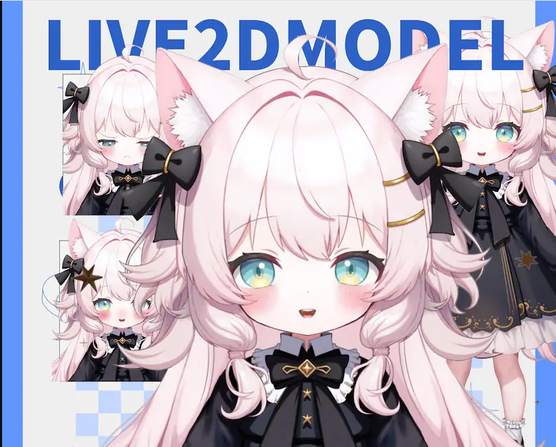I will create and edit Live2D model VTuber commission with rig for Twitch and YouTube