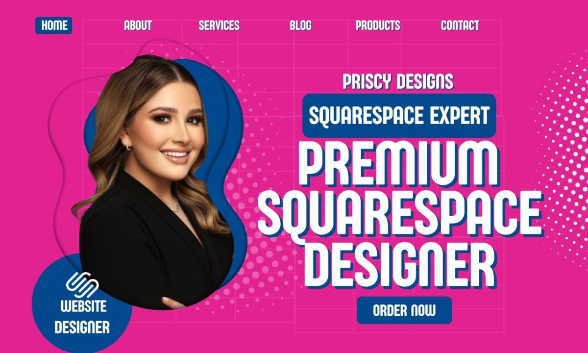 I will squarespace website design squarespace website redesign squarespace website