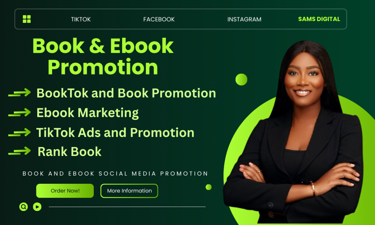 I will promote BookTok TikTok BookTok Author BookTok Advertising KDP BookTok Promotion