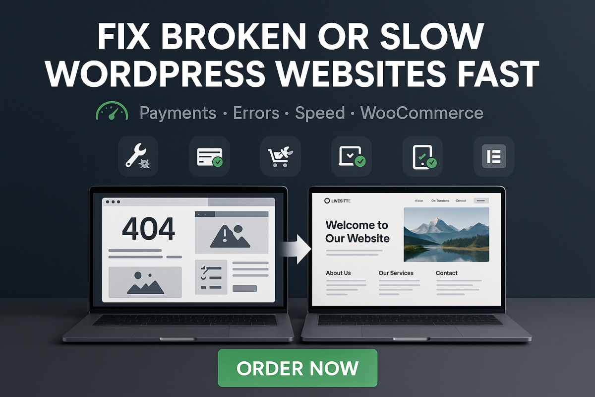 I Will Quickly Fix, Edit, Speed Up, and Customize Your Responsive Website with Elementor