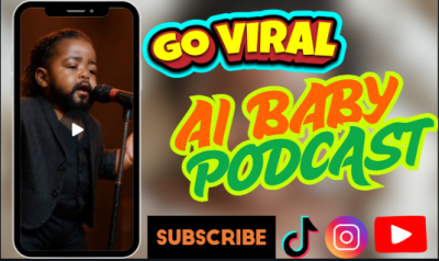 I will create viral AI baby talking video podcast – AI baby video of your look-alike baby