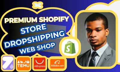 I Will Do Shopify Store, Shopify Website, or Shopify Dropshipping Store Design