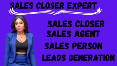 I will be AI sales agent, sales closer, sales representative, sales person, internet sales