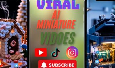 AI Miniature Videos, AI Miniworkers, AI Minichef, and AI Product Videos