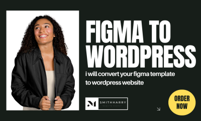 I will convert Figma to WordPress website with Elementor Pro | Figma to Elementor | XD HTML