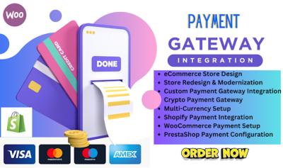 I will Shopify Expert Payment Integration: Stripe, SEPA, Paystack, PrestaShop